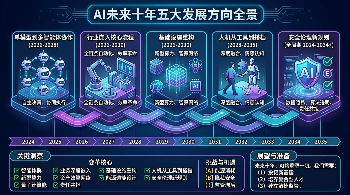 十年后 AI 会变成什么样？我猜这三件事一定会发生